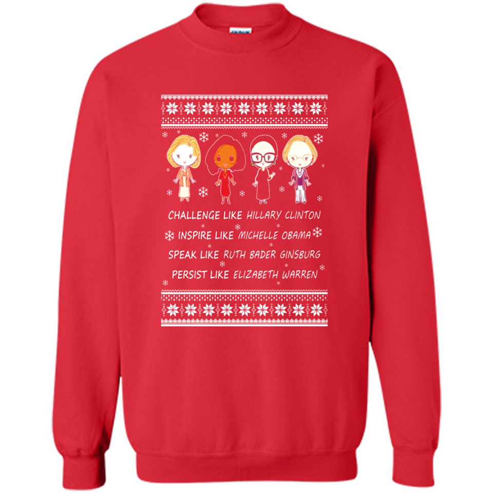 Nasty Women Michelle Hillary Warren Bader Christmas PINGPONG