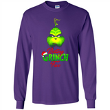 Resting Grinch Face Shirt PINGPONG - Long Sleeve T-Shirt