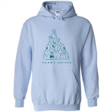 Merry Catmas Funny Cat Christmas Tree Sweatshirt - Hoodie