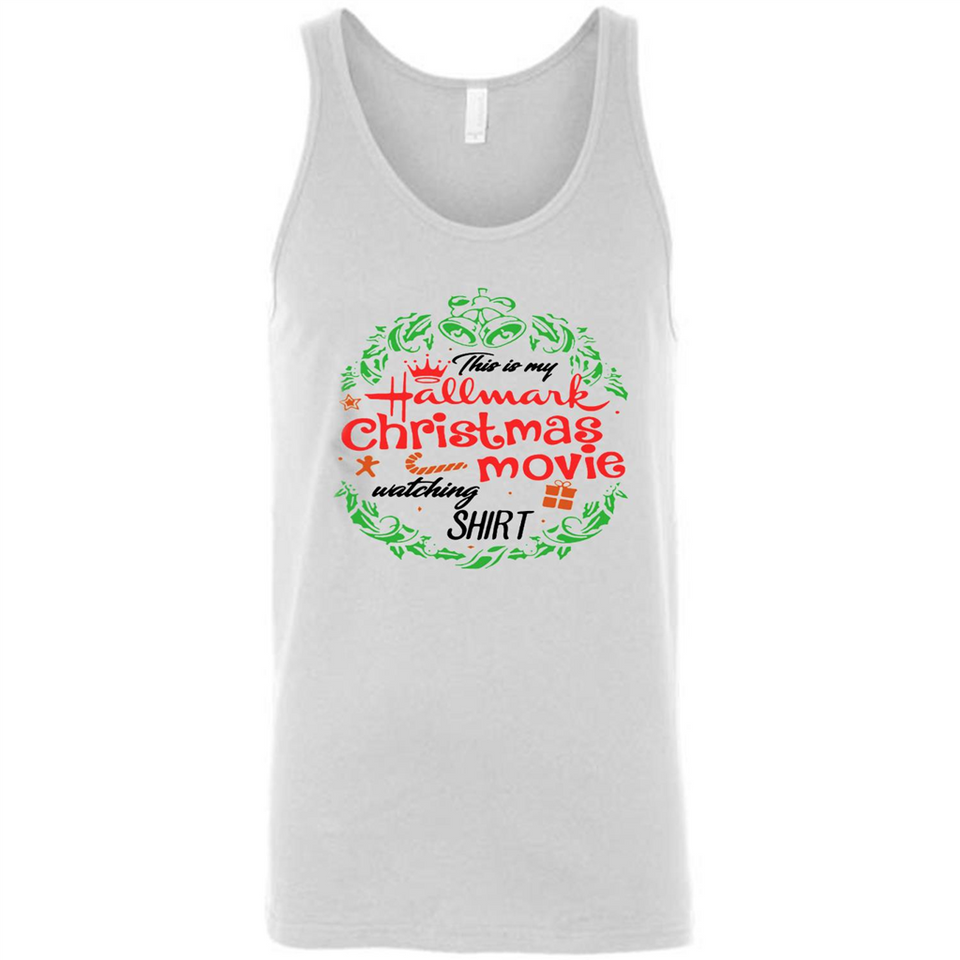 This is My Hallmark-Christmas Movies Watching Sporty T-Shirt - Canvas Unisex Tank