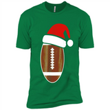 Christmas Football Shirt - Football Santa Hat Christmas