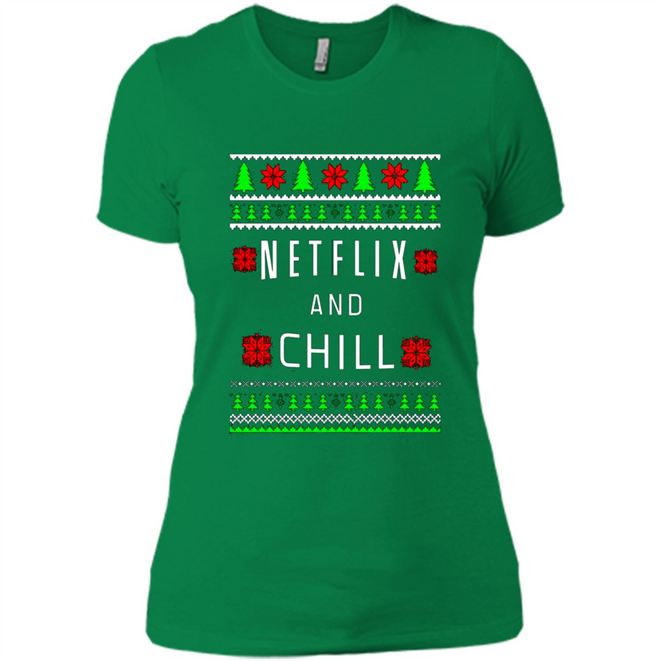 Netflix And Chill Christmas sweater PINGPONG