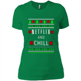 Netflix And Chill Christmas sweater PINGPONG