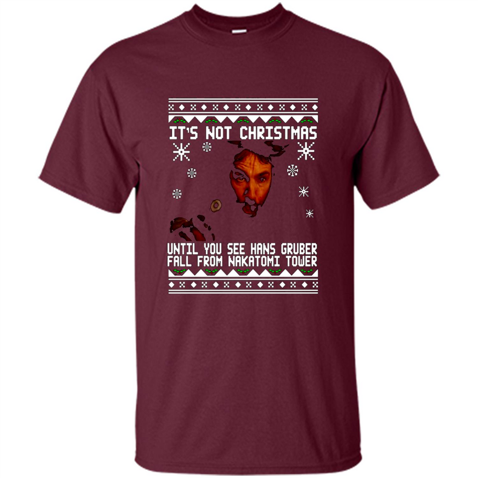 It's Not Christmas Until You See Hans Gruber Fall Ugly Christmas PINGPONG