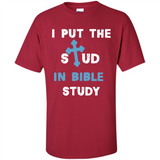 I PUT THE STUD IN BIBLE STUDY CROSS