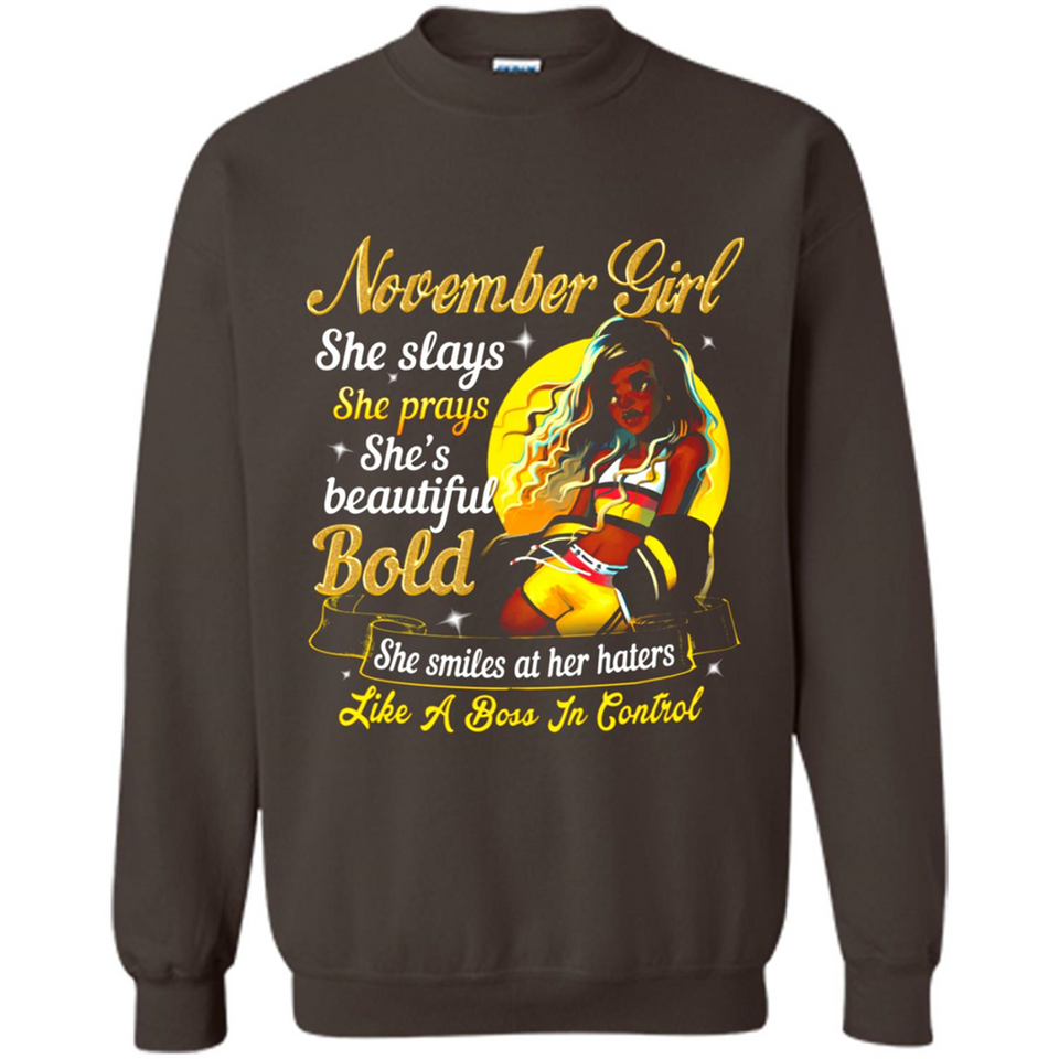 November Girl She Slays She Prays She's Beautiful PINGPONG