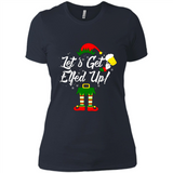 Let's Get Elfed Up Drinking Beer Christmas PINGPONG