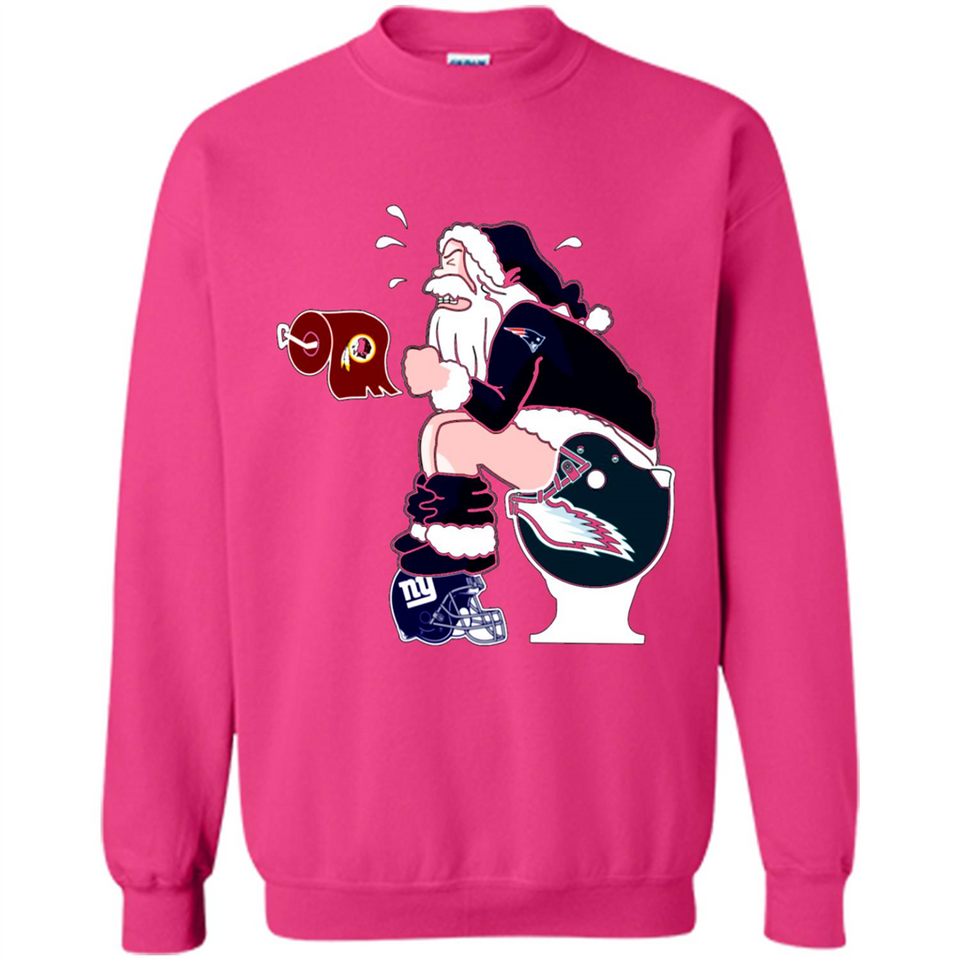 New England Patriots Toilet Santa Claus PINGPONG