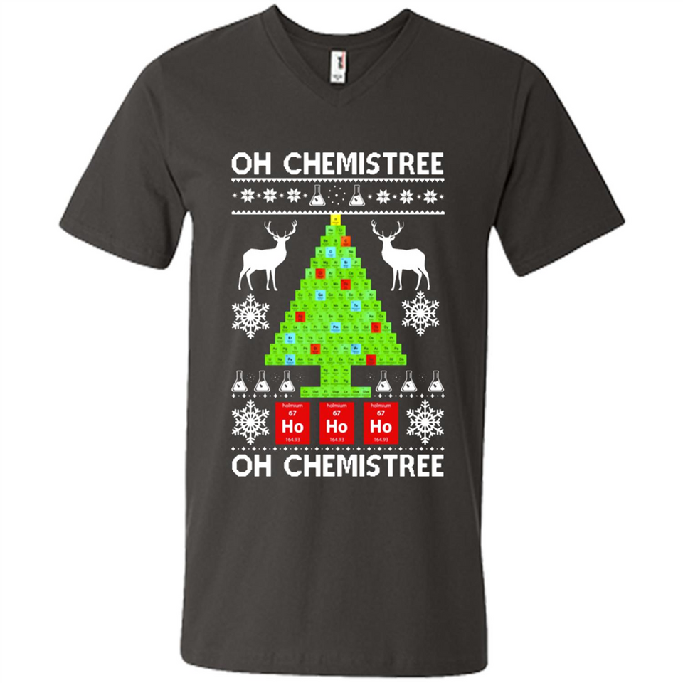 Oh Chemistree, Oh Chemistree Christmas Ugly Sweater - Men's V-Neck