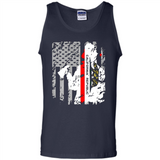 Paradise California Firefighter Thin Red Line Funds Youth T-Shirt PINGPONG - Tank Top