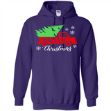 Vintage Christmas Classic Truck T-Shirt with Snow and Tree