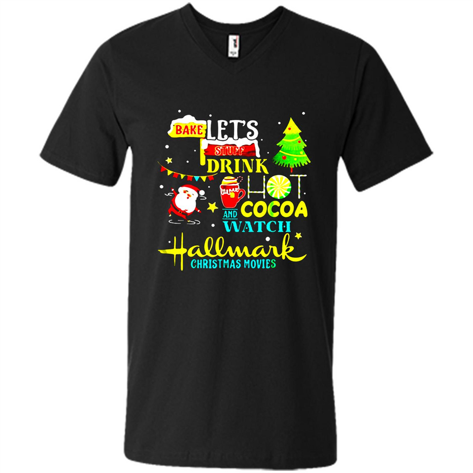 Santa claus i just want to bake stuff and waych christmas movi PINGPONG - Men's V-Neck