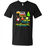 Santa claus i just want to bake stuff and waych christmas movi PINGPONG - Men's V-Neck