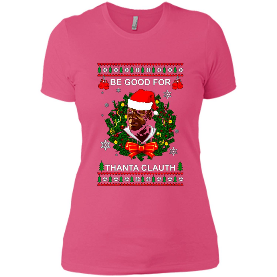 Mike Tyson Thanta Clauth Santa Claus Christmas sweater PINGPONG