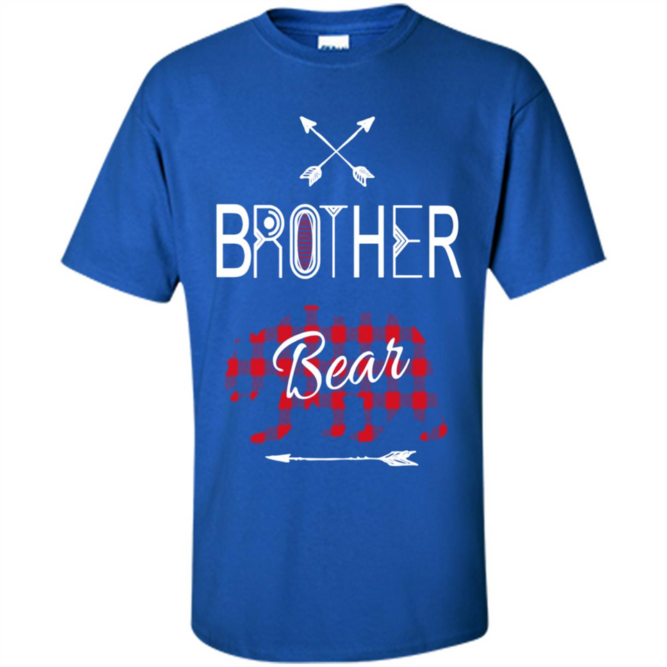 Brother Shirt Buffalo Plaid Family Camping Bear Tee - Shirt
