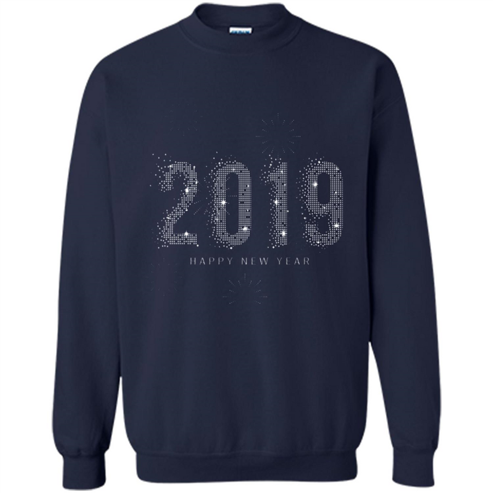 Happy New Year 2019 Sparkle Firework PINGPONG