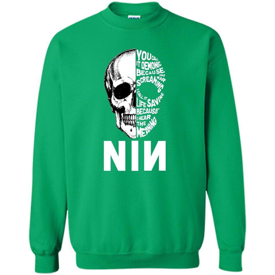 you call it demonic because you hear the screaming NIN