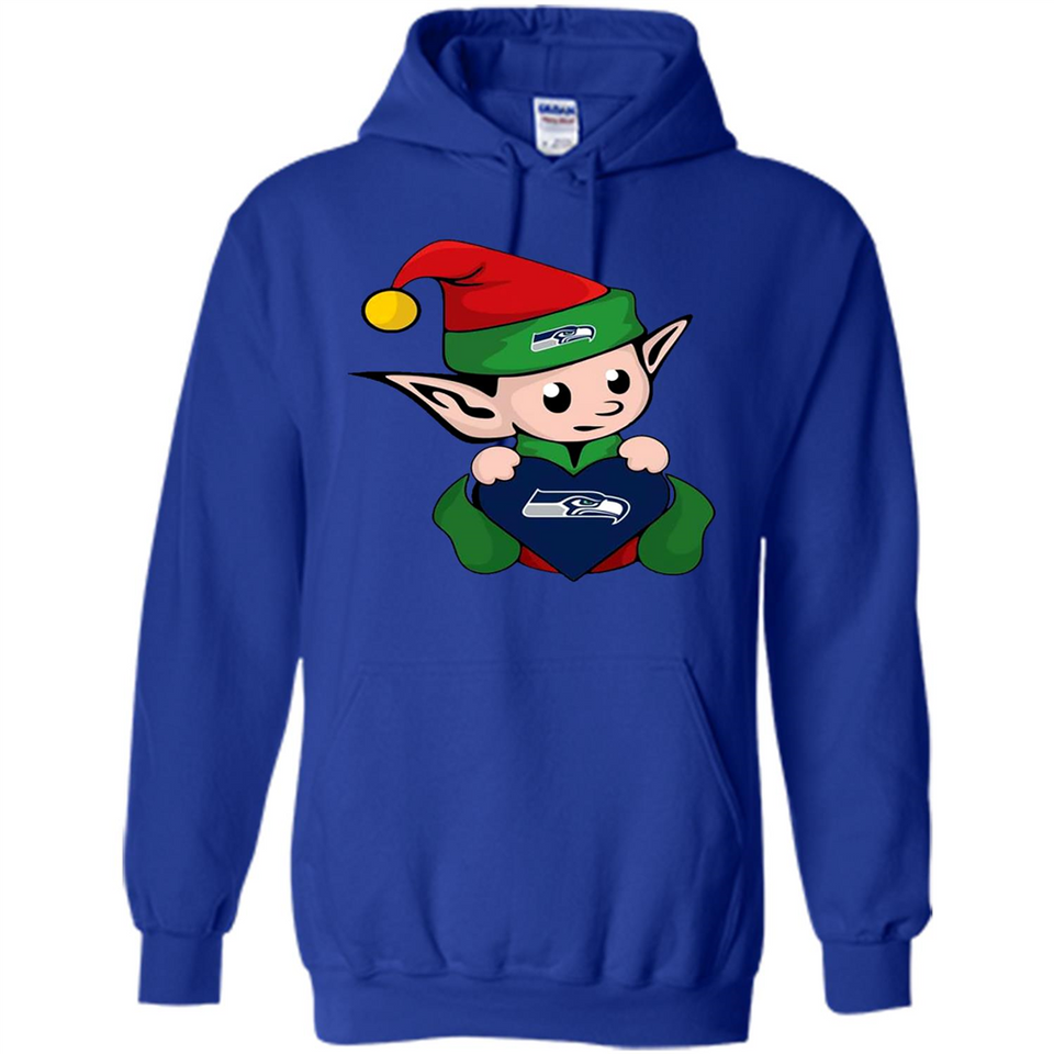 Seattle Seahawks ELF Elves Grinch Santa Claus