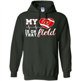 Tampa Bay Buccaneers Football My Heart is on that Field - Hoodie
