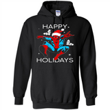 Marvel Spider Man Happy Holidays Santa Christmas Mug PINGPONG - Hoodie