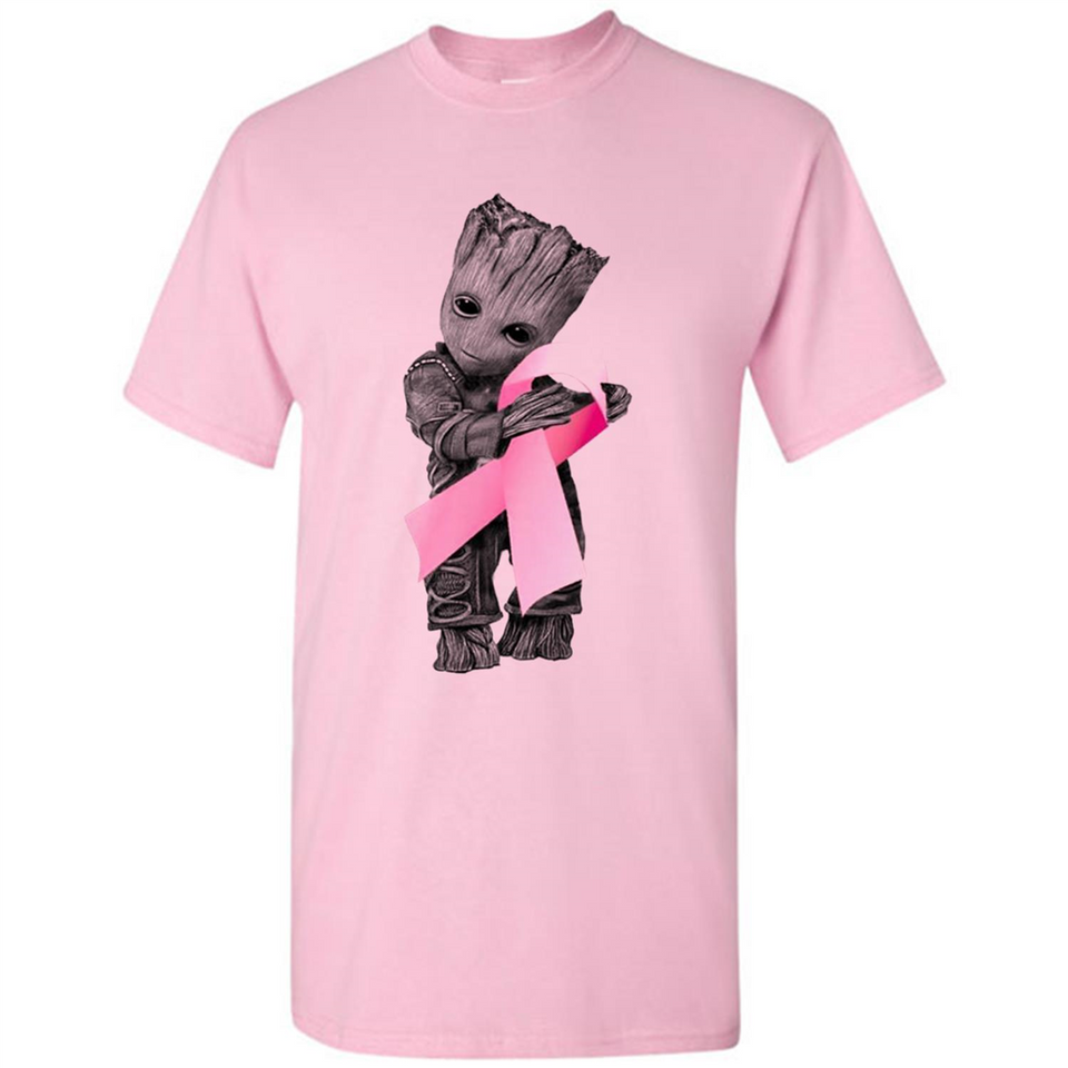 Groot Hug Breast Cancer - Shirt