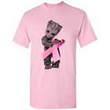 Groot Hug Breast Cancer - Shirt