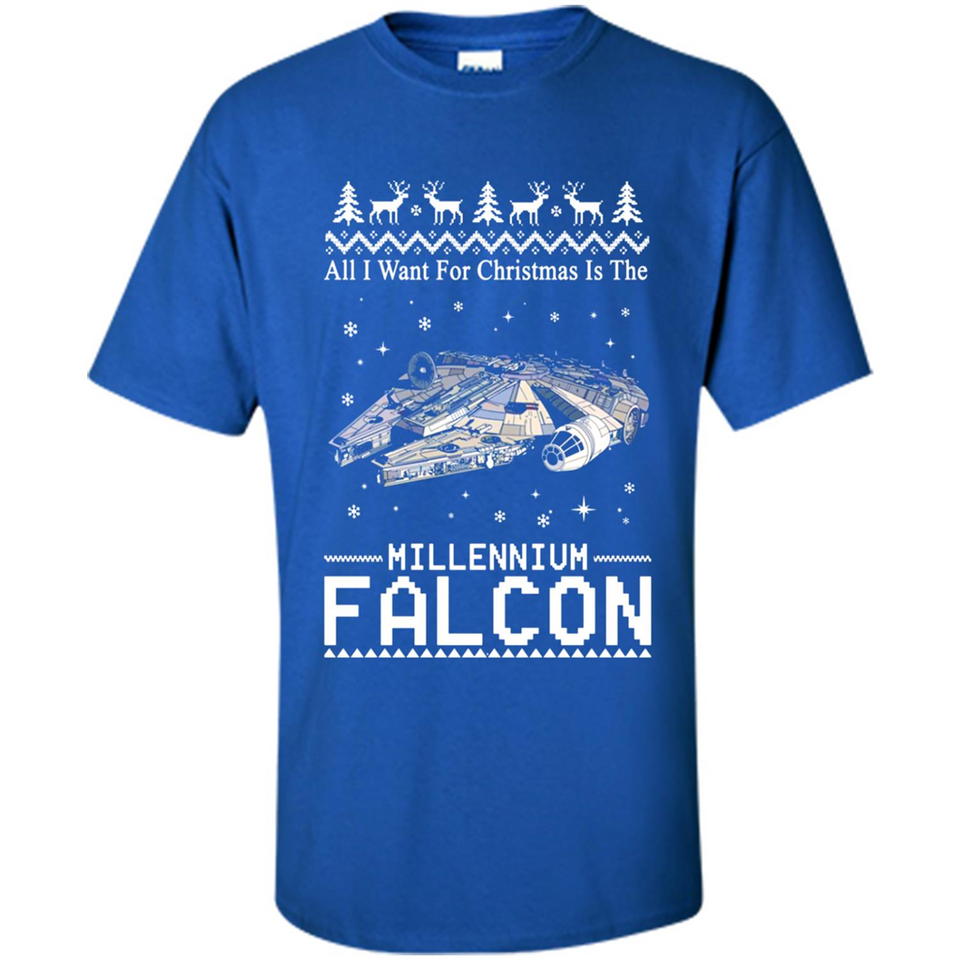 All I Want For Christmas Is The Millennium Falcon ugly PINGPONG