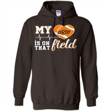 Oklahoma State Cowboys Football My Heart is on that Field - Hoodie