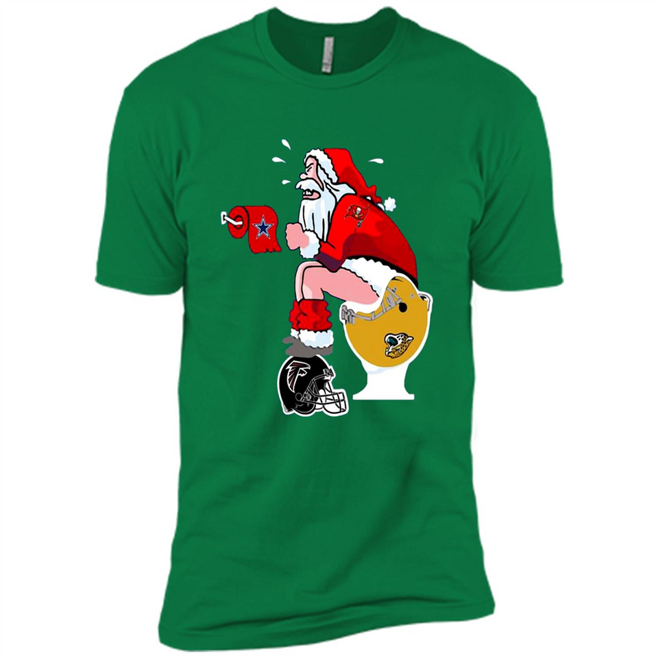 Tampa Bay Buccaneers Santa Claus Toilet