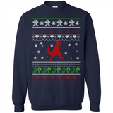 Dinosaur and Santa Ugly Christmas Sweater - Sweatshirt