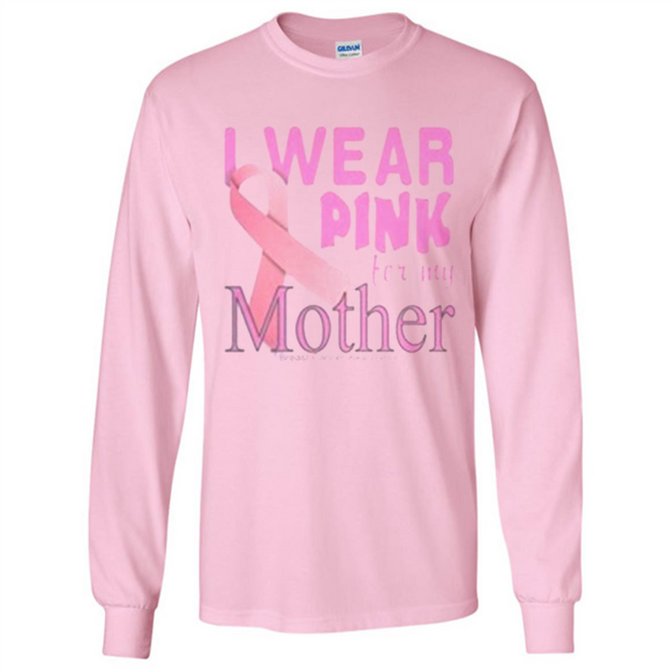 Breast cancer awareness mother - Long Sleeve T-Shirt