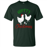 Christmas Chicken Shirt Santa Hens Lover Funny Farmer Gift - Shirt