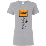 Halloween Snoopy Boo - Ladies Short-Sleeve