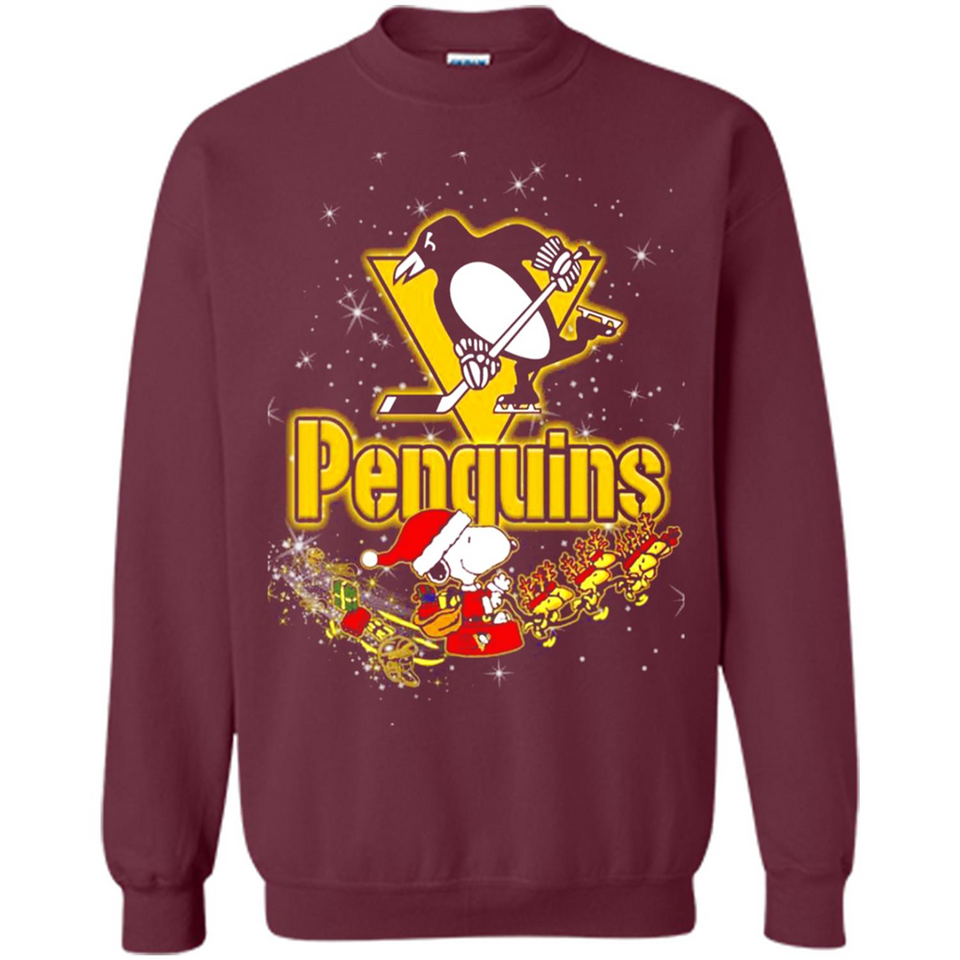 Snoopy Christmas Pittsburgh Penguins - Sweatshirt