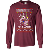 Mr Slothy Christma - Long Sleeve T-Shirt