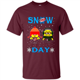Snow Day Shirt For Carolina Hurricanes Vs Minion Fans pingpong