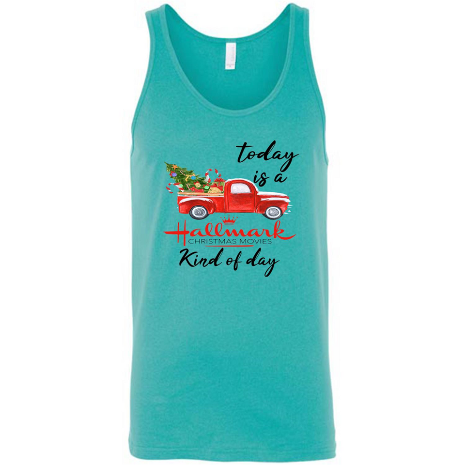 Today is A Hallmark Christmas Movies Kind of Day Sweatshirt - Canvas Unisex Tank
