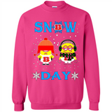 Snow Day Shirt For Cincinnati Bengals Vs Minion Fans pingpong