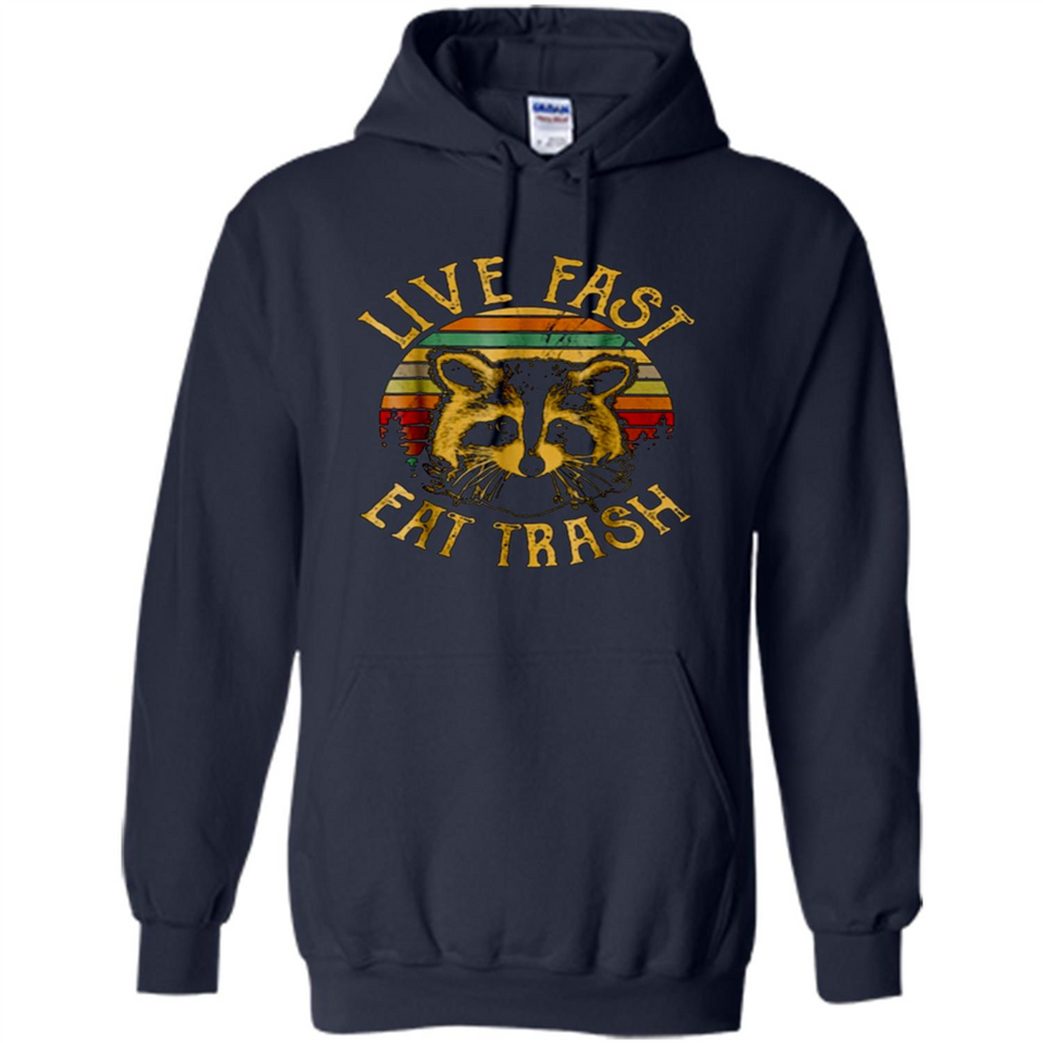 Live fast eat trash bear vintage camping PINGPONG