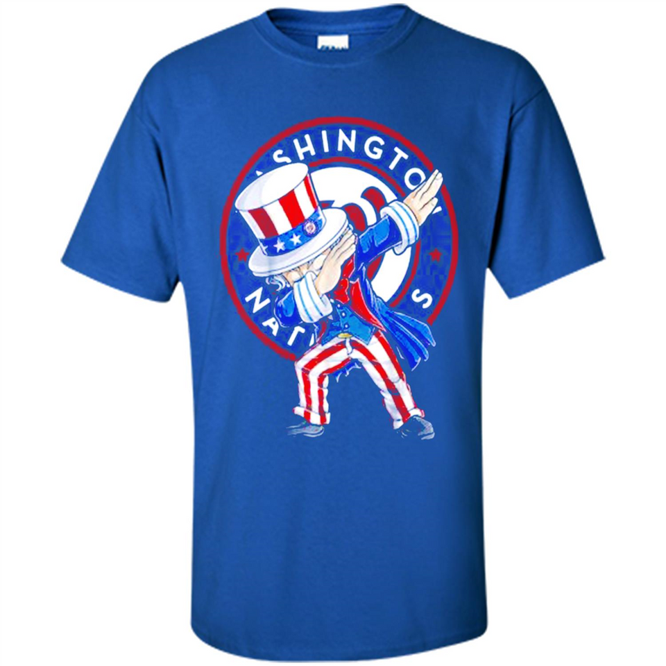MLB WASHINGTON NATIONALS UNCLE SAM DABBING INDEPENDENCE DAY
