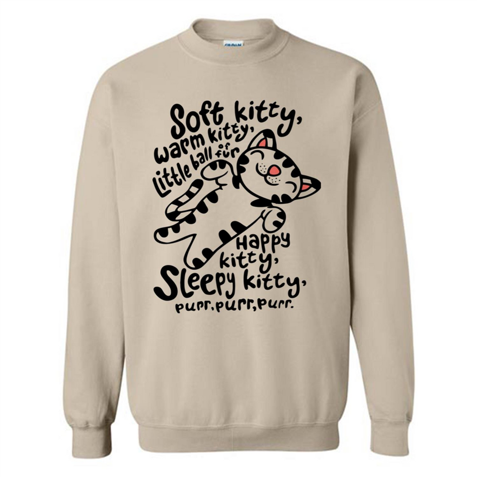 Soft kitty warm kitty little ball of fur - Sweatshirt