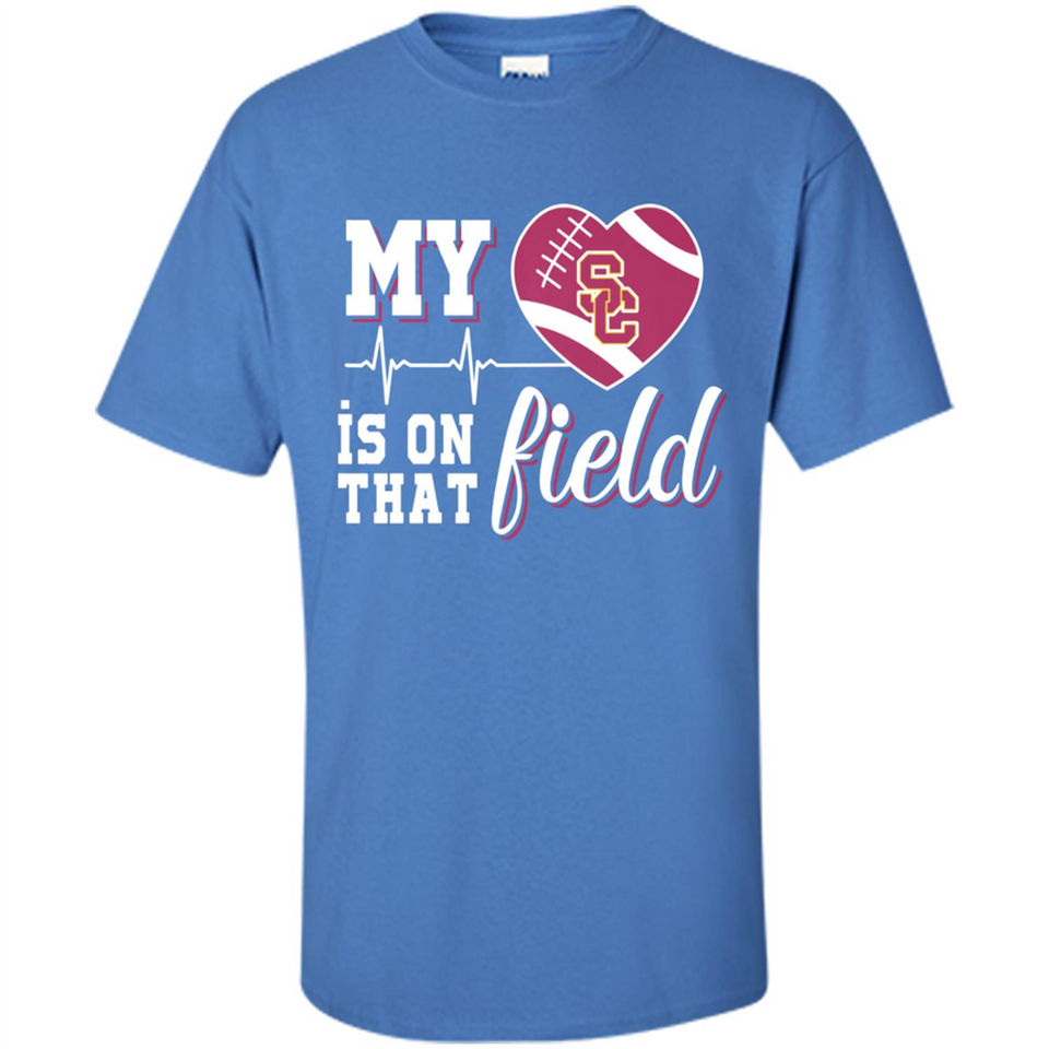 USC Trojans Football My Heart is on that Field - Shirt