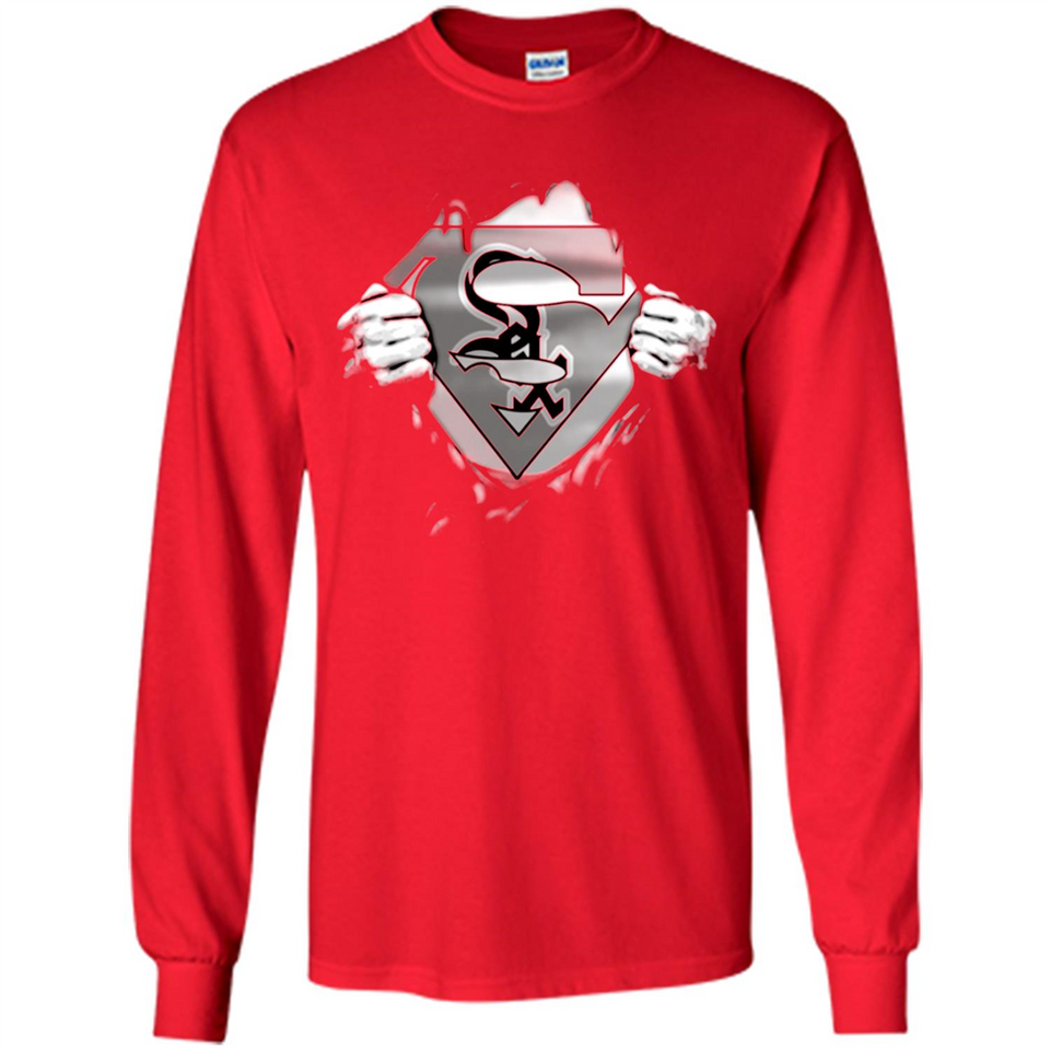 Chicago White Sox And Superman Fans - Long Sleeve T-Shirt