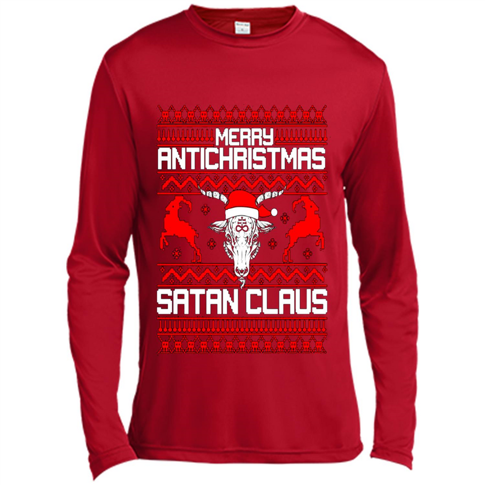 Merry Antichristmas Satan Claus Sweatshirt PINGPONG