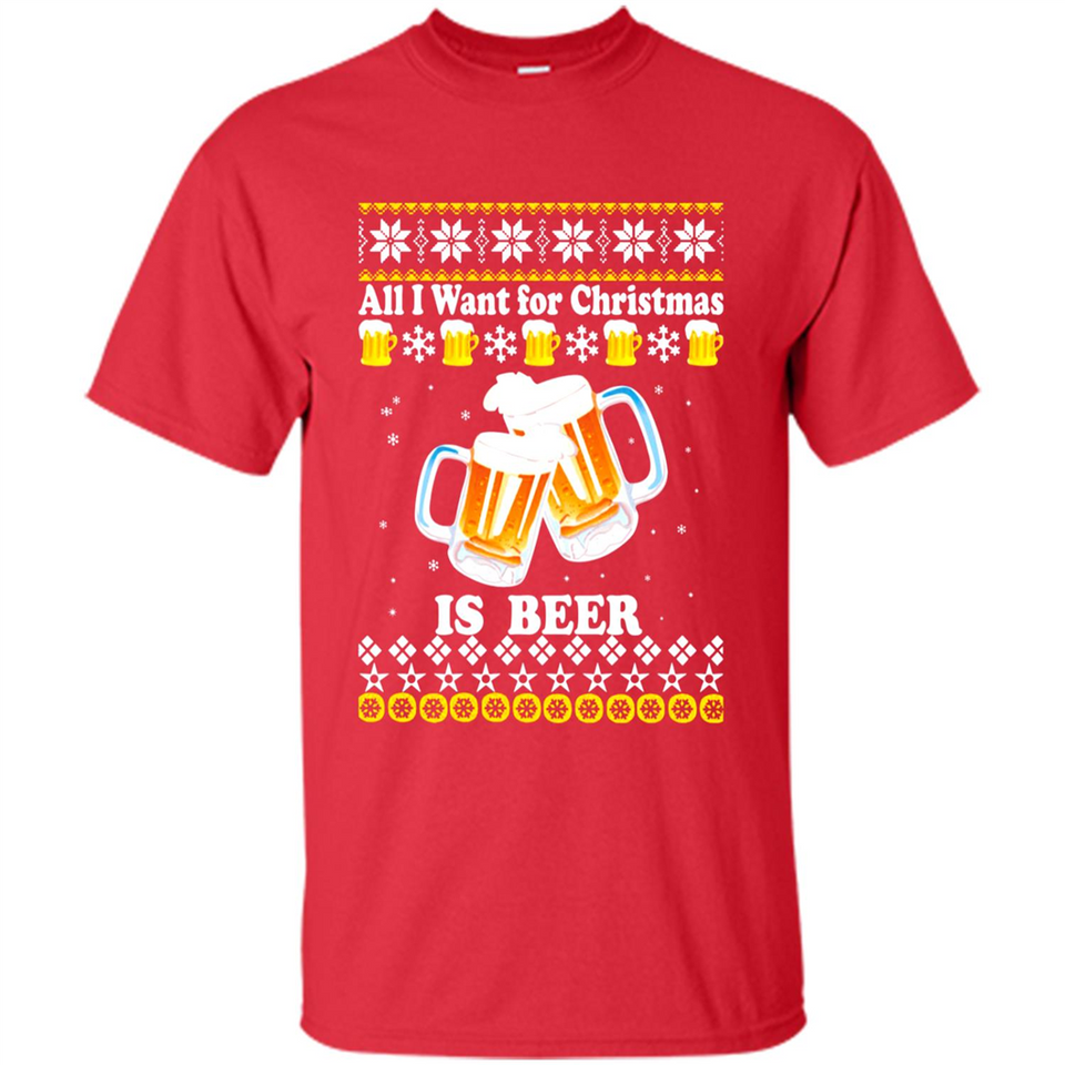 All I want for Christmas is Beer Sweater PINGPONG
