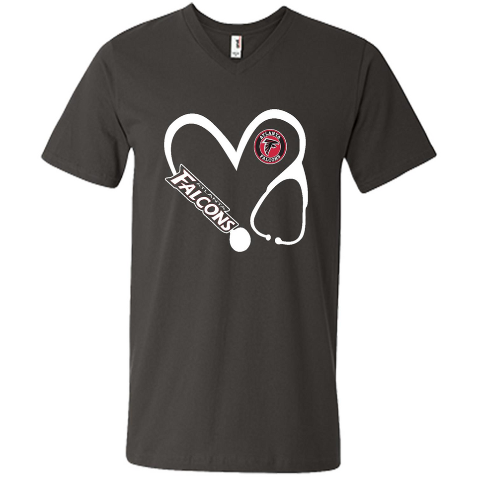 Stethoscope Heart Love Atlanta Falcons For Football Lovers