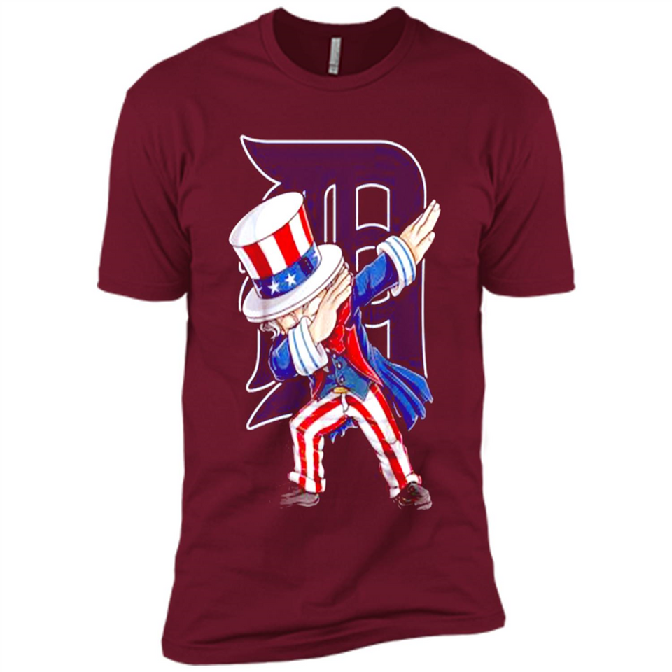 MLB DETROIT TIGERS UNCLE SAM DABBING INDEPENDENCE DAY