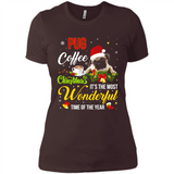 Pug Coffee Wonderful Christmas