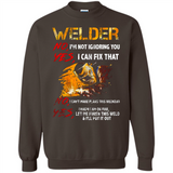 Know I'm on fire let me finish this weld shirt Sweatshirt - Sweatshirt