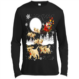 Christmas Santa Golden Retriever Sleigh For Labrador Retriever